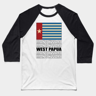 Flag of West Papua Baseball T-Shirt